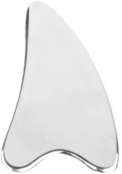 Piatra Gua Sha Neo&trade metalic pentru rejuvenare faciala si reflexologie/masaj facial otel inoxidabil 