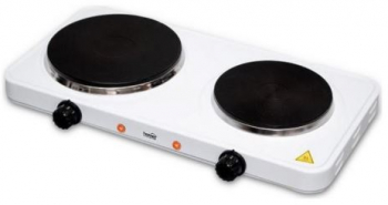 Plita electrica portabila Home HG R 02 putere 2500W 2 arzatoare 