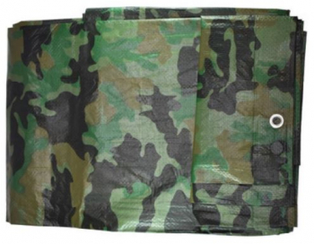 Prelata impermeabila Strend Pro Kaki 80g/m² 8x12 m inele de prindere