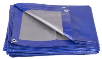 Prelata impermeabila Strend Pro Profi densitate 140g/m² 4x5 m inele de prindere albastra 