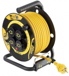 Prelungitor pe tambur Stanley IP44 lungime 20 m H07RN-F 3G1.5 3200W 
