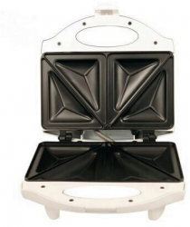 Sandwich Maker Home ST-611 700 W platane triunghiulare capacitate 4 sandwich-uri Alb