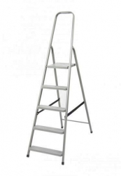 Scara aluminiu pliabila 5 trepte platforma 125kg Strend Pro D5 