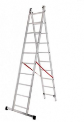 Scara dubla Strend Pro Profesional 2x11 max 150 Kg Aluminiu 