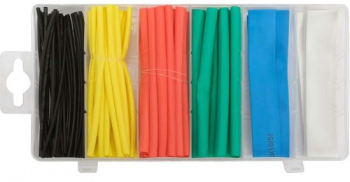 Set 100 de tuburi termocontractabile Yato YT-068667 6 marimi lungime 100 mm 