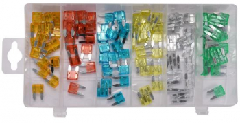 Set 120 mini sigurante fuzibile auto Yato YT-83146 cutie transport 
