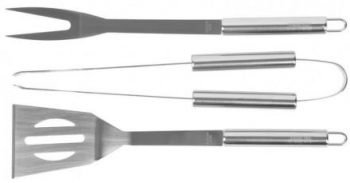 Set 3 ustensile pentru gratar Strend Pro Grill Otel inoxidabil Metal 