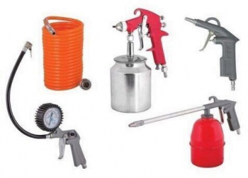 Set 5 accesorii de vopsit pentru compresor Raider RD-AT01 
