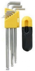 Set 9 chei tip imbus hexagonale Strend Pro YF70007 Crom-Vanadium