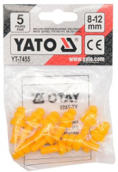 Set antifoane tip dop pentru urechi Yato YT-7455 5 perechi 8-12mm silicon 