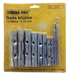 Set chei tubulare pentru bujii Strend Pro SK-231379 6 buc. 6-22 mm