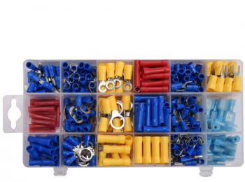 Set conectori electrici pentru auto Yato YT-06890 360 buc in cutie organizatoare
