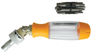 Set surubelnita cu clichet si biti Strend Pro SDX22-114 14-in-1 Crom Vanadiu articulata 