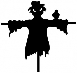 Sperietoare ciori Krodesign ScareCrow KRO-1161 latime 100 cm negru 