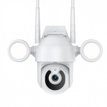 Camera Supraveghere PTZ Techstar® F01 2MP FullHD Lumina IR si Proiector LED Control Vertical + Orizontal 