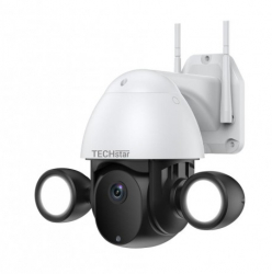 Camera Supraveghere PTZ Techstar® F01B 2MP FullHD Lumina IR si Proiector LED Control Vertical + Orizontal