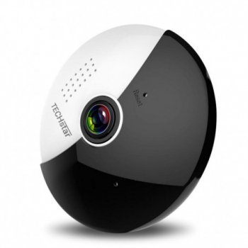 Camera Supraveghere Video Techstar® V380 3602T Full HD 1080P Wireless 360° Detectare Miscare Microfon