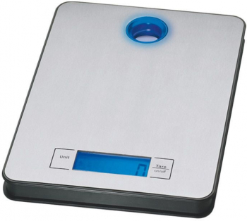 Cantar inox pentru bucatarie Zilan ZLN-0351 maxim 5 kg afisaj digital luminat 