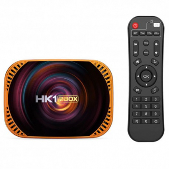 Mini PC Tv Box Techstar® HK1 RBOX X4 Procesor S905X4 Android 11 UHD 8K 4GB RAM DDR3 128GB ROM WiFi Dua 
