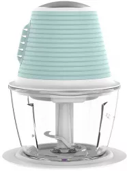 Tocator Tesla FC510BWS 350 W 1 litru ulcior de sticla lama dubla alb/menta 
