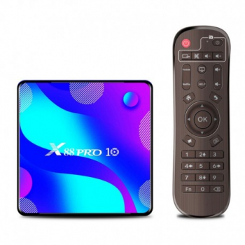 TV Box X88 Pro10 4K HDR Android 10 2GB RAM 16GB ROM Rockchip RK3318 Quad Core WiFi 5G+2G Bluetooth 4. 