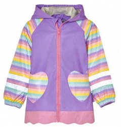 Pelerina de ploaie pentru copii Playshoes Unicorn Multicolor 98 cm. 