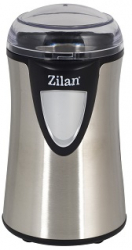 Rasnita cafea electrica Zilan ZLN-8013 Argintiu /Negru 150 W inox cutite macinare otel inoxidabil 