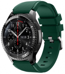 Curea ceas Smartwatch Samsung Galaxy Watch 46mm Samsung Watch Gear S3 iUni 22 mm Silicon Green 