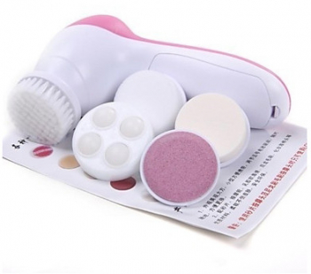Aparat pentru scrub facial 5 in 1 cu baterii 