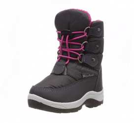 Cizme pentru zapada Playshoes Graphite/Pink 26-27 