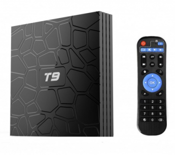 Mini PC TV Box T9 Android 8.1 UltraHD 4k 4GB Ram DDR3 32GB ROM Wi-fi Quad-Core CPU Octa-Core GPU 