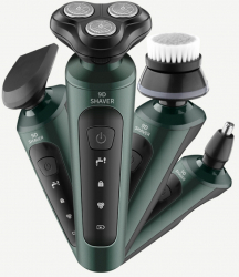 Aparat de ras electric Wireless Inteligent Reincarcabil Capete flexibile 9D 60 min Barbierit Umed Si Uscat 