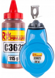 Fir de trasat cu pulbere rosie 30 m RICHMANN 