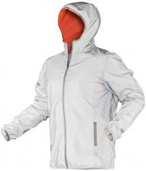 Geaca de lucru reflectorizanta alba model REFLECTIVE marimea XXL/56 NEO 