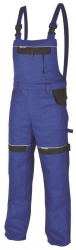 Pantaloni cu pieptar albastru marimea 50 