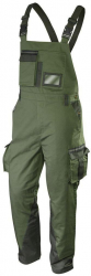 Pantaloni de lucru cu pieptar salopeta model Camo maslin marimea L/52 NEO 
