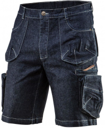 Pantaloni scurti de lucru tip blugi model Denim marimea XL/54 NEO 