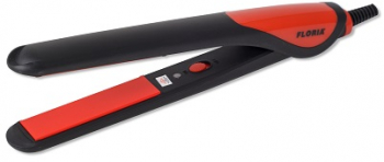 Placa pentru indreptat parul FLORIA ZLN-8991 Rosu/Negru 25W invelis ceramic 
