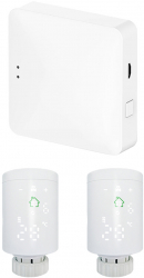 Set Gateway Hub cu 2 Capete Termostatice Smart WiFi 