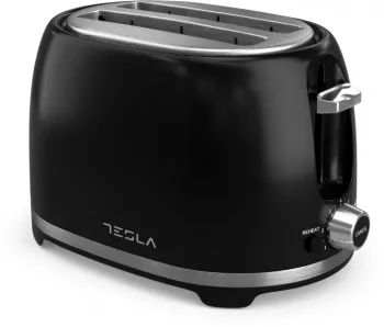 Prajitor de paine Tesla TS200BX 850W 7 grade pentru doua felii centrare decongelare negru