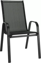 Scaun gri negru Aldera 54x72x96 cm 