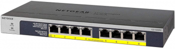 Switch Netgear GS108PP 8 porturi PoE Management 