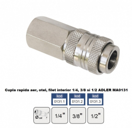 Cupla rapida aer otel filet interior 1/2 ADLER MA0131.3 