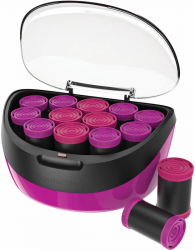 Rulouri electrice pentru par Remington H5670 12 role 2 dimensiuni placate cu catifea ionizare violet 