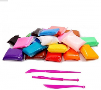 Set plastilina 12 culori argila polimerica 3 spatule multicolor 