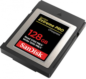 Card de memorie SanDisk Extreme PRO CFexpress Card Type B 128GB 1700MB/s Citire 1200MB/s Scriere 