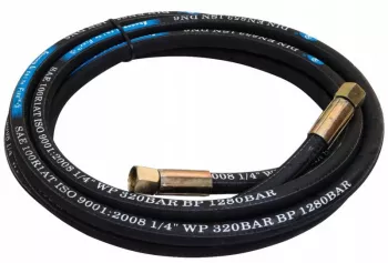 Furtun de presiune 4m pentru gresoare de 12-15l 1/4 VERKE V86125 