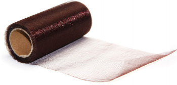 Rola organza 24 cm x 24.5 m Brown OROLL 