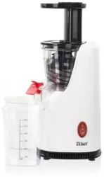 Storcator de fructe si legume cu melc Zilan ZLN-4014 Alb 200 W 58-65 RPM Recipient suc 600 ml Recipient pulpa 600 ml Functie Reverse