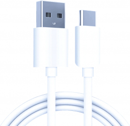 Cablu Date si Incarcare Xiaomi USB la USB Type-C 1 m 18W Alb 